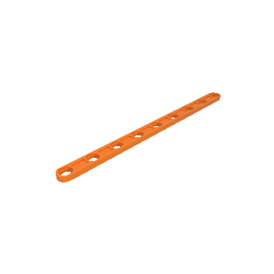 I-strut 120 met gat oranje I-strut 120 met gat oranje