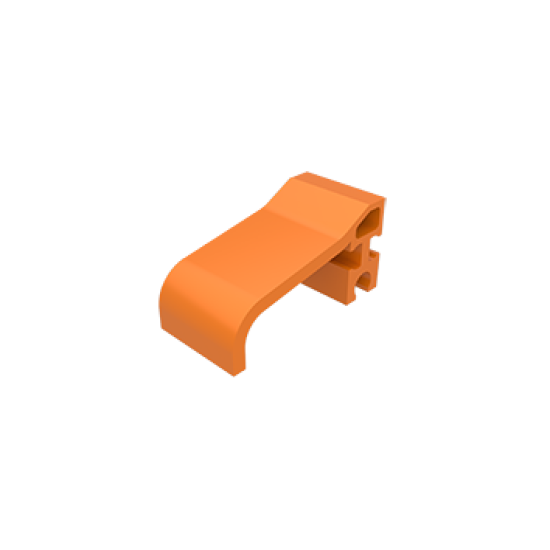 Verlengingszijdeel oranje