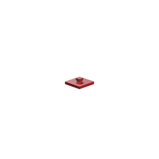 Mounting Plate With Peg 15 X 15 Red Mounting Plate With Peg 15 X 15 Red