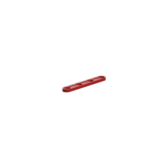 I-strut 45 with hole, red I-strut 45 with hole, red